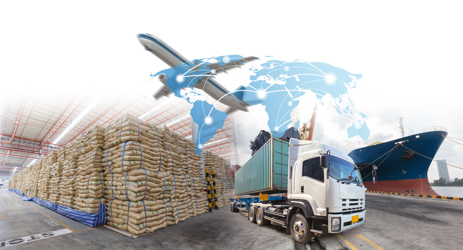 industrial cargo for import export